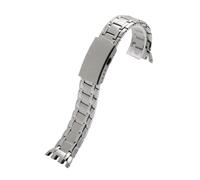 FLAGPVPAGT Strap Replacement Fit For EF-524D-7A/1A 5051 EF-312 Concave Interface Stainless Steel Men's Watch Chain(EF-312)