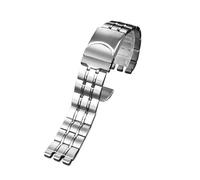 FLAGPVPAGT Watch Accessories Fit For YCS YAS YGS Silver Black Solid Stainless Steel Watchband Men's/Women's 17MM 19MM 21MM(C Silver,17mm)