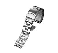 FLAGPVPAGT Watch Accessories Fit For YCS YAS YGS Silver Black Solid Stainless Steel Watchband Men's/Women's 17MM 19MM 21MM(B Silver,19mm)