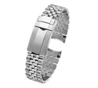FLAGPVPAGT Watch Bracelet Fit For Stainless Steel Men Accessories Band Chain(Silver)