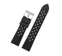FLAGPVPAGT Watch Rubber Strap 20mm Premium Soft Comfortable Skin Friendly With Pin Buckle Universal Band Men's Replacement Watchband