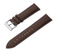 FLAGPVPAGT Watch Strap 12/14/16/18/19/20/21/22/24mm Suitable Fit For Men Women Wrist + Tools(Dark Brown 1,18mm)