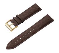 FLAGPVPAGT Watch Strap 12/14/16/18/19/20/21/22/24mm Suitable Fit For Men Women Wrist + Tools(Dark Brown 2,14mm)