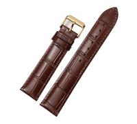 FLAGPVPAGT Watch Strap 18mm 20mm 22mm 24mm Watchband Fit For Women Men Accessories Solid Buckle Black Brown(Greed,14MM_SILVER BUCKLE)