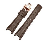 FLAGPVPAGT Watch Strap With Dual G YA1332 1333 1335 Series Dedicated Concave Interface Watchband 16/20/22mm(Brown rose A,16-10mm)