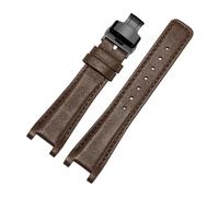 FLAGPVPAGT Watch Strap With Dual G YA1332 1333 1335 Series Dedicated Concave Interface Watchband 16/20/22mm(Brown black A,16-10mm)