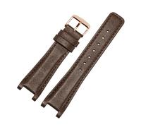 FLAGPVPAGT Watch Strap With Dual G YA1332 1333 1335 Series Dedicated Concave Interface Watchband 16/20/22mm(Brown rose B,20-12mm)