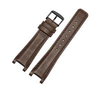 FLAGPVPAGT Watch Strap With Dual G YA1332 1333 1335 Series Dedicated Concave Interface Watchband 16/20/22mm(Brown black B,22-14mm)