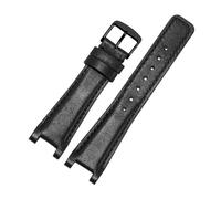 FLAGPVPAGT Watch Strap With Dual G YA1332 1333 1335 Series Dedicated Concave Interface Watchband 16/20/22mm(Black black B,16-10mm)