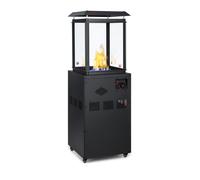 Flagranti gas heater 8kW gas bottle up to 11kg stainless steel black
