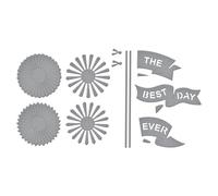 Flags & Banners Etched Dies from The Say Cheese Classic Mouse Collection