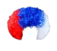 Flags Of European Cup Countries National Flag Short Curly Wig 2024 European Cup Short Curly Flag Wig Fans Cheer Supplies Afro Wig Team Fans Party Long Dark Wig Lace Front (G, One Size)