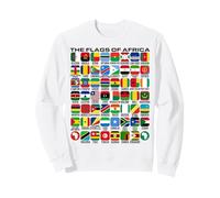 Flags of the Countries of Africa 54 Flag African Geography Sweatshirt