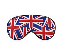 Flags of The United Kingdom Soft Eye Masks with Adjustable Strap Lightweight Comfortable Blindfold for Sleeping