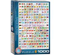 Eurographics 6000-0128 Flags of the World Puzzle, Multicoloured, 48 x 68 cm