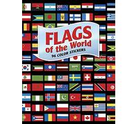 Flags of the World: 96 Color Stickers (Dover Stickers)