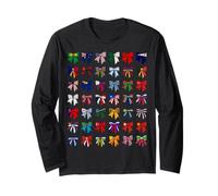 Flags of The World International Country Flags Girl Coquette Long Sleeve T-Shirt