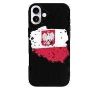 Flags Polish And Eagle1 Funny Phone Case for iPhone 16 Pro Max Plus 16E Personalised Protective Cover