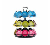 Flagship Coffee Pod Holder Carousel 3 Tier for Dolce Gusto Capsules Holder Metal DIY Install Small for Nescafe Dolce Gusto (30 Pods Capacity)