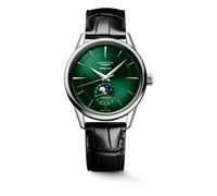 Flagship Heritage Moonphase - female - LONGINES - Watches - Green - ONE SIZE - Accessories ONE SIZE