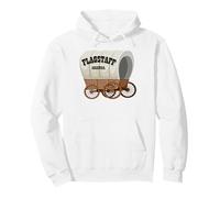Flagstaff Arizona Covered Wagon for Men Women. Pullover Hoodie
