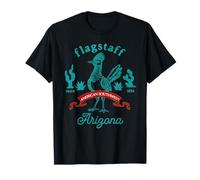 Flagstaff Arizona Roadrunner Vintage Cactus Souvenir T-Shirt