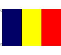 Flagtex Chad Small Flag 3ft x 2ft (90cm x 60cm)