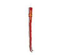 Flagtex Guernsey Windsock 150cm x 30cm Premium Polyester Garden Wind Sock | Guernsey Channel Islands Flag Outdoor Pole Display for Home Garden Camping Events