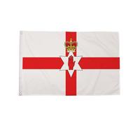 Flagtex Northern Ireland Flag Small 3ft x 2ft (90cm x 60cm) - Ulster British Home Nation Banner Weather Resistant Polyester for Garden Display & Sporting Events