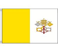 Flagtex Vatican City Small Flag 3ft x 2ft (90cm x 60cm)