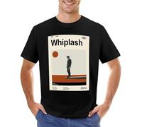 FLAIG Whiplash T-Shirt Short t-Shirt t Shirt Man Tshirts for Men Black L