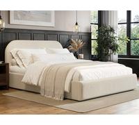Flair Alba Ottoman Bed Cream Boucle Kingsize