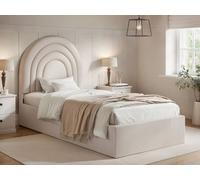 Flair Ava Single Ottoman Bed in Cream Flair Cream Single