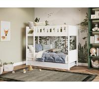 Flair Furniture Flair Bea Shorty Bunk Bed With Trundle White, White
