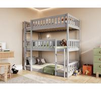 Bea Triple High Bunk Bed Flair Grey Single