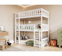 Bea Triple High Bunk Bed Flair White Single