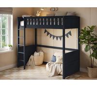 Flair Bea Wooden High Sleeper Navy