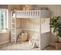 Flair Bea Wooden High Sleeper White