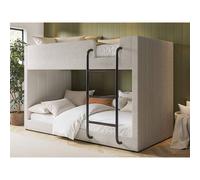 Flair Eden Fabric Bunk Bed in Beige | Size: Single Flair Beige Single