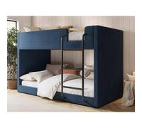 Flair Eden Fabric Bunk Bed in Blue | Size: Single Flair Blue Single