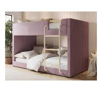 Flair Eden Fabric Bunk Bed in Pink | Size: Single Flair Pink Single