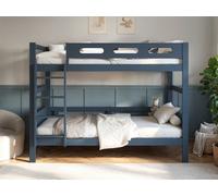 Flair Elijah Blue Detachable Wooden Bunk Bed - Size: Single - Wilko