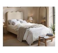 Flair Ellis Single Bed with Cloud Headboard in Beige Flair Beige Single