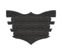 Flair Equine Nasal Strips for Horses (Black, 6 Pack), Adhesive Equine Nasal Strips & Support, Breathing Improvement for Competition and Training Horses, Equine Health Supplies, Breathing Aid