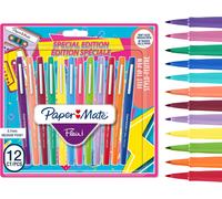 Flair Felt Tip Pens | Medium Point (0.7 Mm) Marker Pens | Assorted Retro Colouri