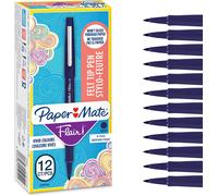 Flair Felt Tip Pens | Medium Point (0.7 Mm) Writing Pens | Navy Blue Pens | for