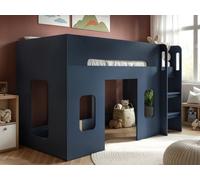 Flair Lino Navy Play House Mid Sleeper - Size: Single - Blue - Wilko