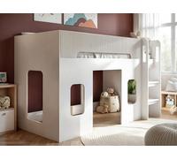 Flair Lino Playhouse Mid Sleeper Bed White