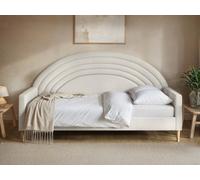 Flair Noa Rainbow Day Bed Beige Teddy Fabric
