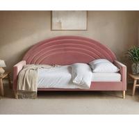 Flair Noa Rainbow Day Bed Pink Velvet
